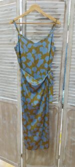 Σατέν Floral Midi φόρεμα - Image 2