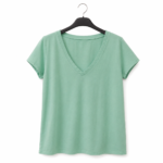 T-shirt με V λαιμόκοψη