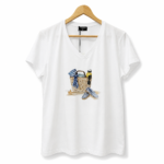 T -shirt με V λαιμόκοψη