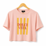 T- shirt με Στρογγυλή λαιμόκοψη