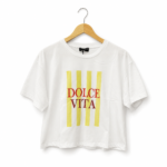 T- shirt με Στρογγυλή λαιμόκοψη