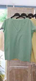 T-shirt με V λαιμόκοψη - Image 2