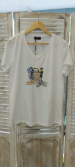 T -shirt με V λαιμόκοψη - Image 2
