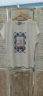 T- shirt με Στρογγυλή λαιμόκοψη - Image 2