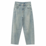 Παντελόνι Wide leg γραμμή  Light washed denim