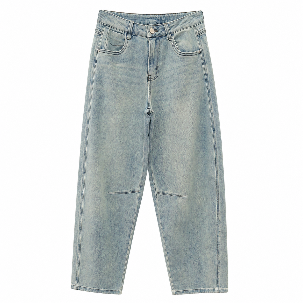 ChatGPT Image 1 Ιουλ 2026, 02_36_25 μ.μ. (1) Παντελόνι Wide leg γραμμή Light washed denim - Image 1