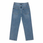 Παντελόνι  straight γραμμή  Ψηλόμεσο σχέδιο Blue washed denim - Image 2