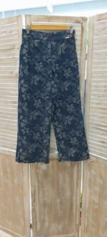 Παντελόνι  Cropped wide leg γραμμή - Image 3