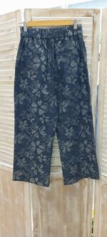 Παντελόνι  Cropped wide leg γραμμή - Image 4